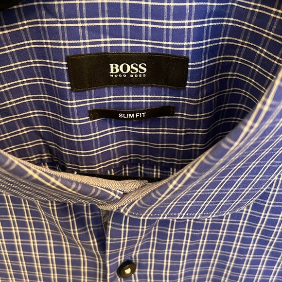 BOSS Hugo Boss Men’s Slim Fit dress shirt size L - Picture 2 of 4